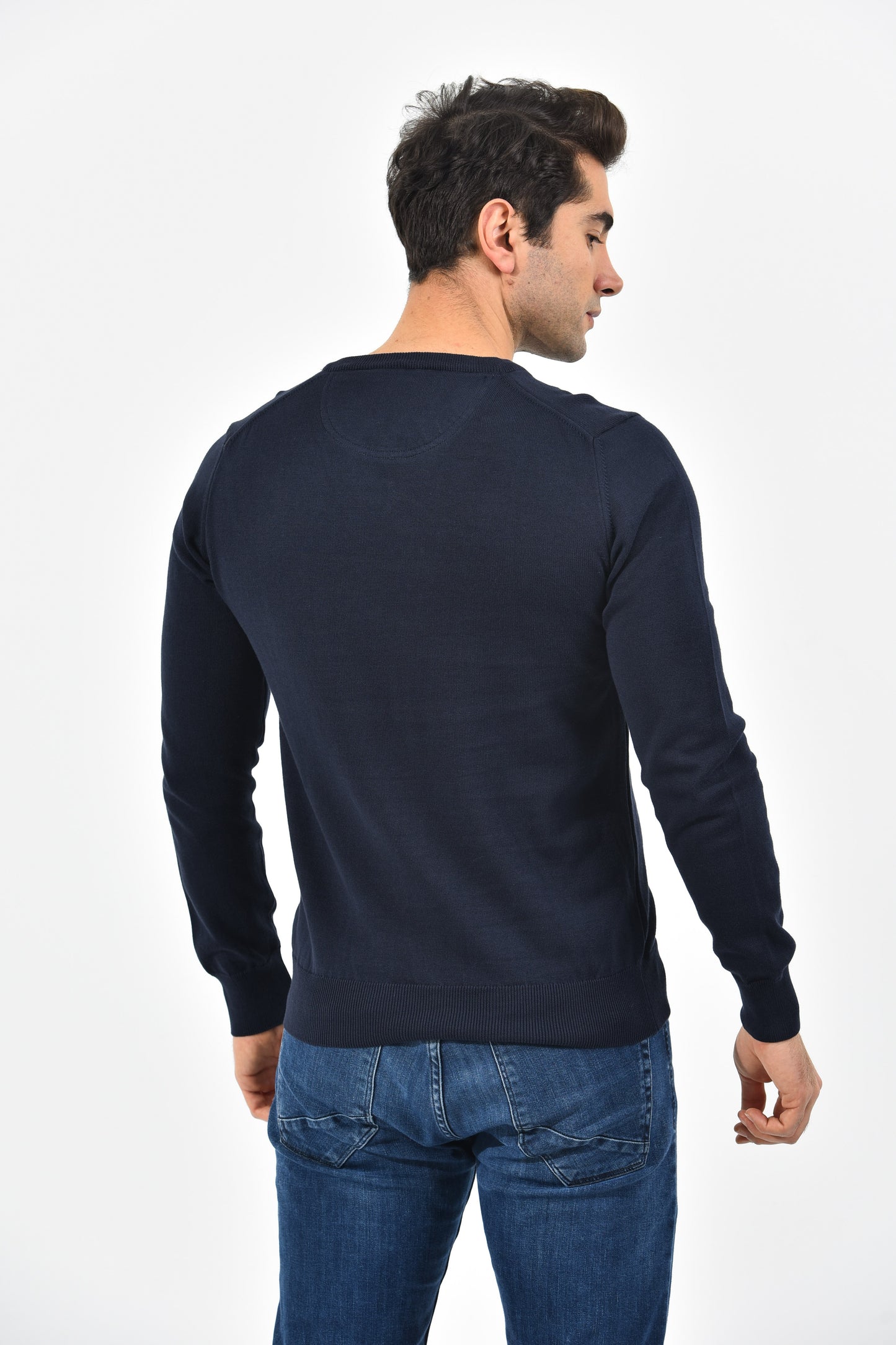 Lacoste Pullover Herren Navy V-Ausschnitt