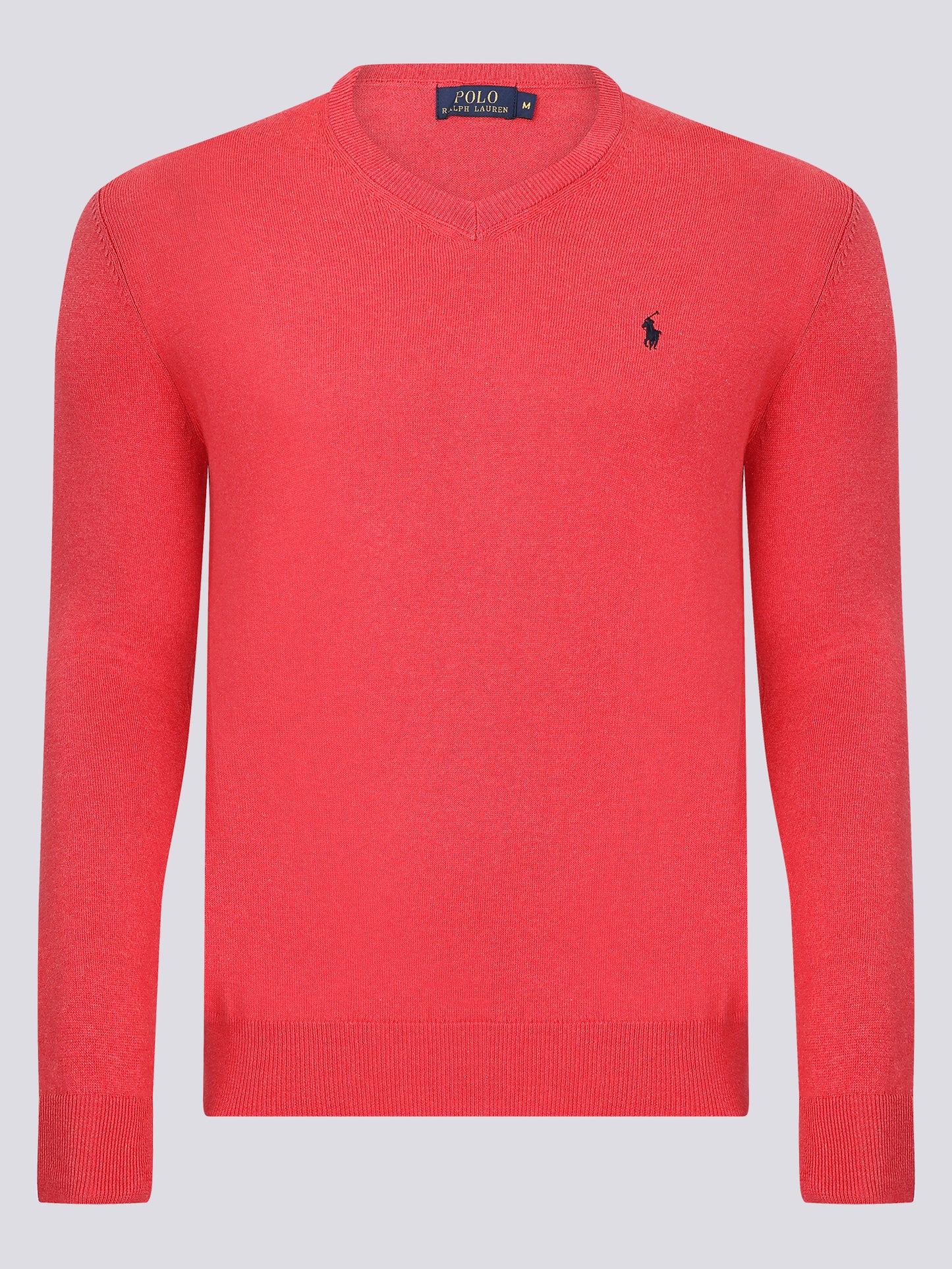 Ralph Lauren Pullover Herren Coral/Navy V-Ausschnitt