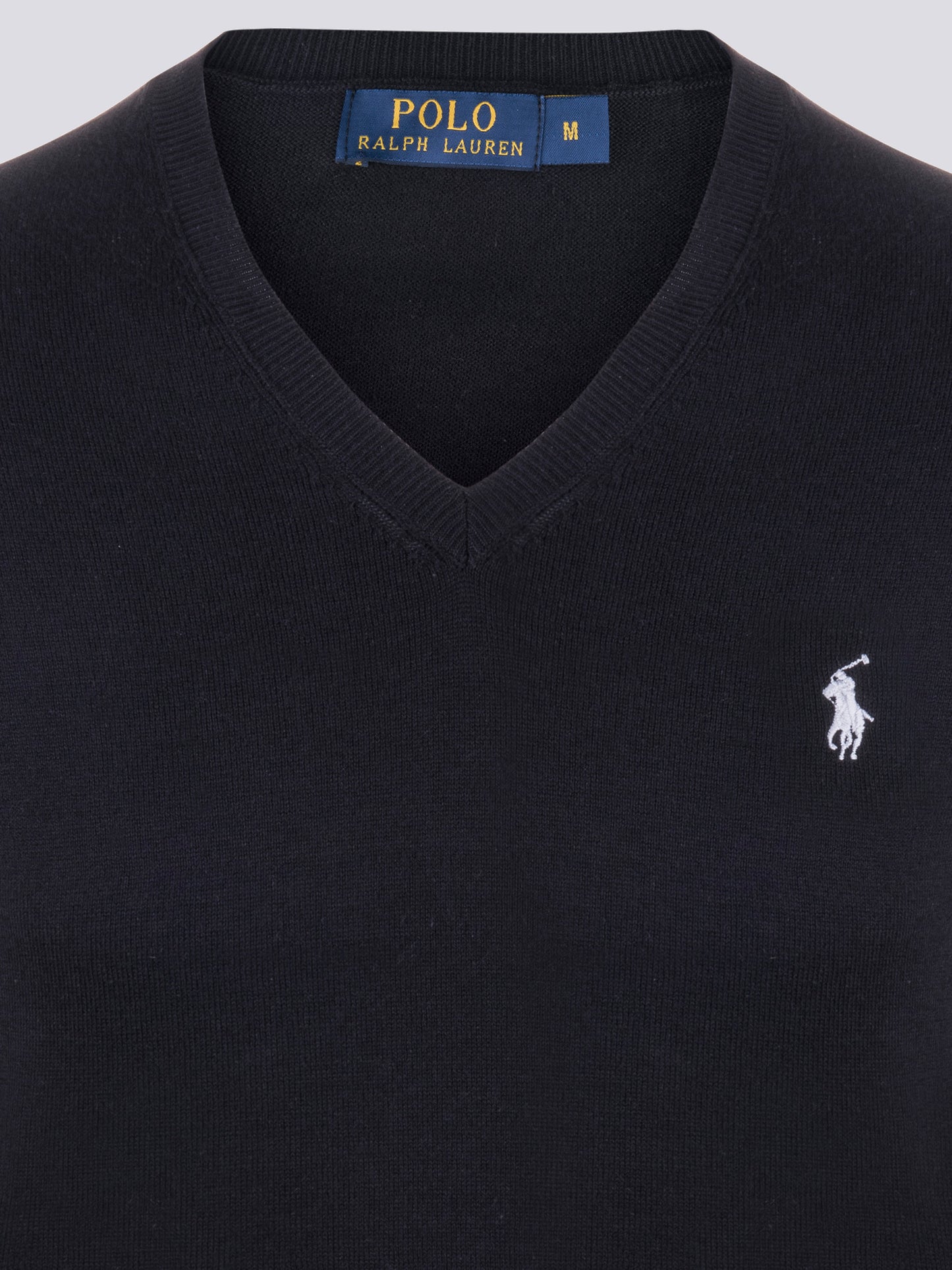 Ralph Lauren Pullover Herren Navy/Weiss V-Ausschnitt