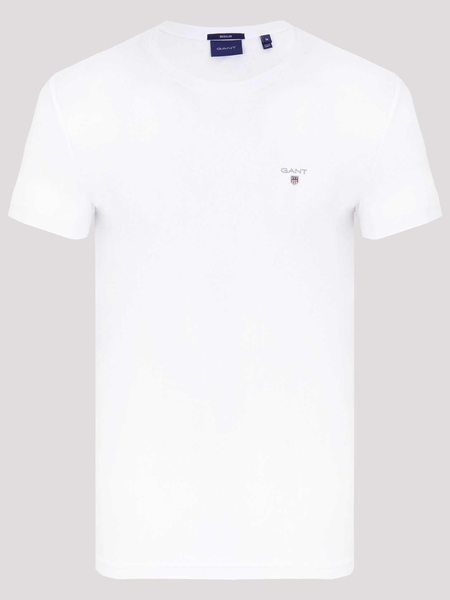 Gant T-Shirt Herren Weiss Rundhalsausschnitt