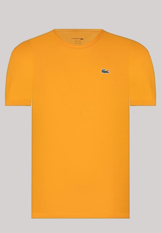 Lacoste T-Shirt Herren Orange Rundhals