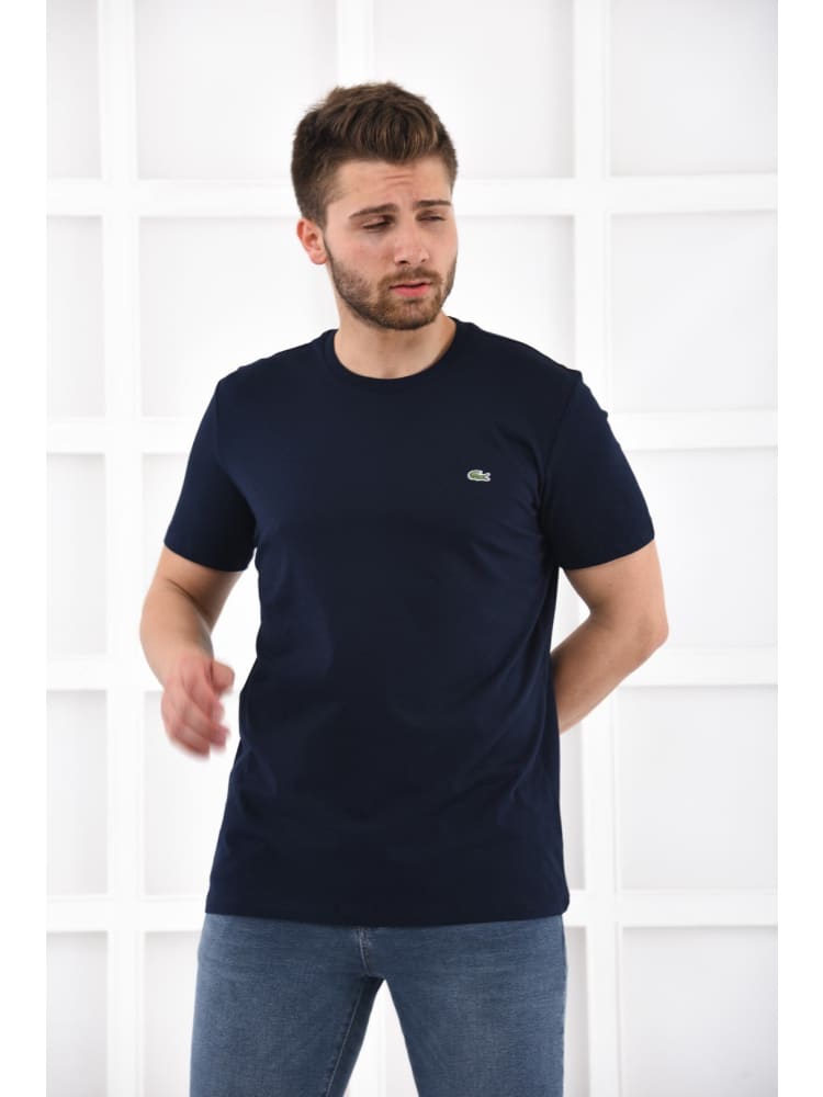 Lacoste T-Shirt Herren Navy Rundhals