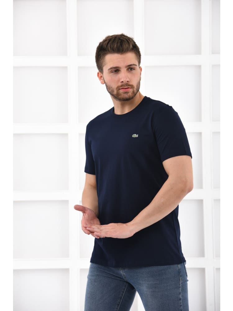 Lacoste T-Shirt Herren Navy Rundhalsausschnitt