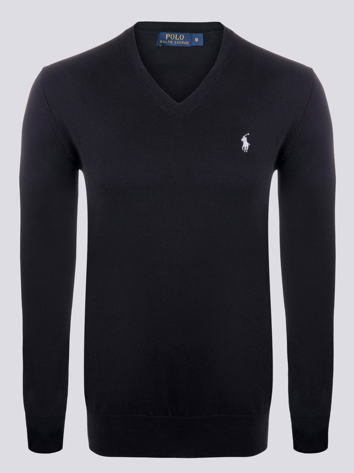 Ralph Lauren Pullover Herren Navy/Weiss V-Ausschnitt