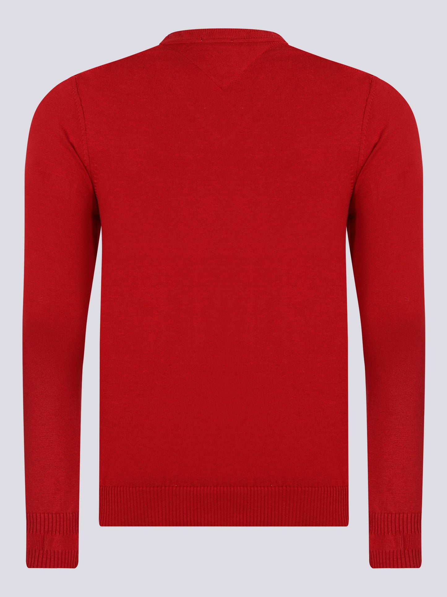 Hilfiger Denim Pullover Herren Rot V-Ausschnitt