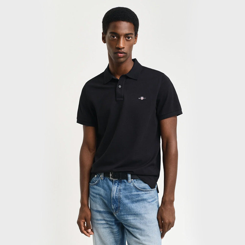 Gant Poloshirt Herren Schwarz